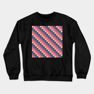 Descending Square Pattern Crewneck Sweatshirt